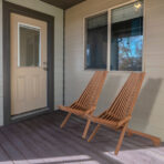 Wood Folding Chair For Outdoor, Low Profile Acacia Wood Lounge Chair For Balcony Porch BackyardPatio Lawn Garden - wooden decor