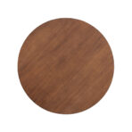 Round Dining Table Modern Farmhouse Kitchen Table, Cherry - rustic wood