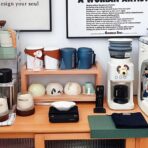 Solid Wood Holder For Home Kitchen Table Coffee Cups - wood furniture