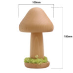 Twisted Mushroom Night Warm Light Touch Bedroom Bedhead Night Light Beech Wood LED USB Decorative Atmosphere Lamps Home Decor - furniture design