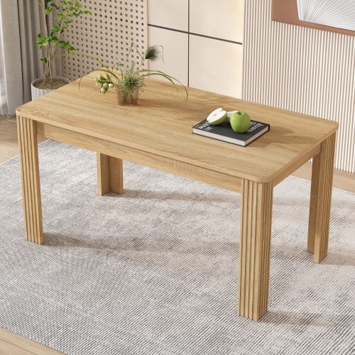 4 Seater Dining Room Table, MDF Wood Rectangle Modern Kitchen Dining,Room Furniture Unit, Small Kitchen Table,Coffee Table,Small Table For Home - interior design
