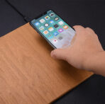 Wooden wireless charger - handcrafted wood