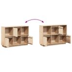 Sideboard 110.5x Solid Pine Wood - decorative item