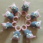 Wooden baby teether - dining furniture