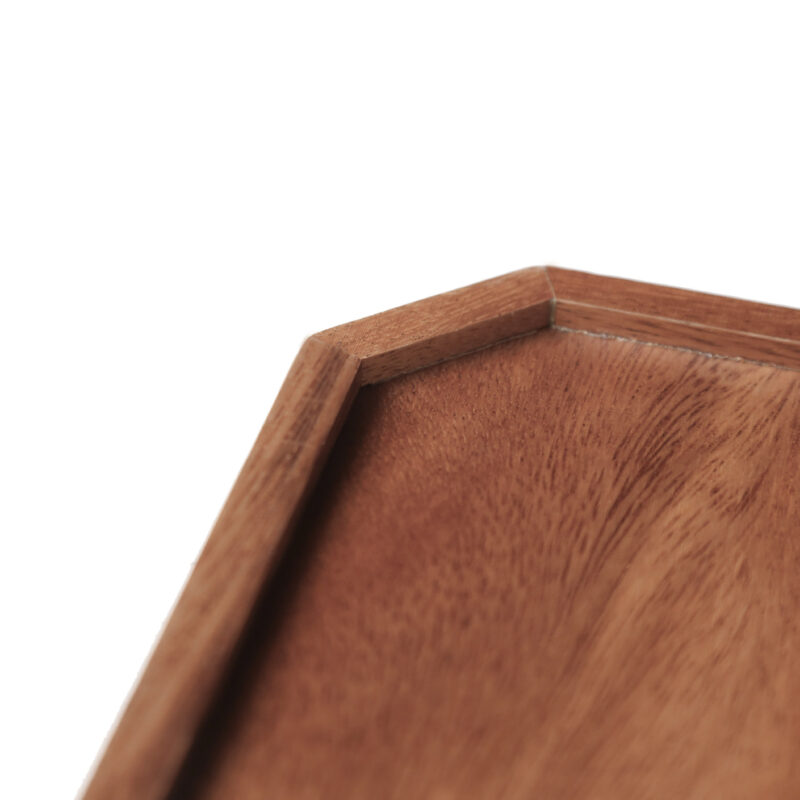 Pentagonal solid wood pallet - quality furniture