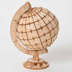 DIY toy globe 3D wooden - living room furniture
