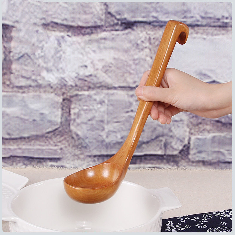 Creative Wooden Spoon Unpainted Wooden Spoon Large Spoon - modern furniture