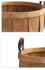 Hand-woven Wood Chip Storage Basket Storage - home styling