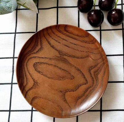 Wood Tableware Whole Wood Dish Japanese Hotel Dim Sum Dish Solid Wood - furniture design