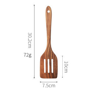 Jujube Wooden Tube Teak Wooden Shovel Storage Tableware - interior design