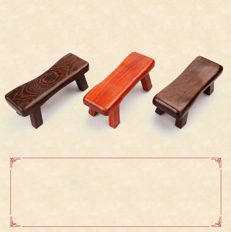 Health solid wood pillow - natural wood