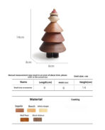 Solid Wood Cute Healing Desktop Ornaments - wood furniture