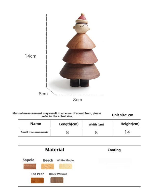 Solid Wood Cute Healing Desktop Ornaments - wood furniture