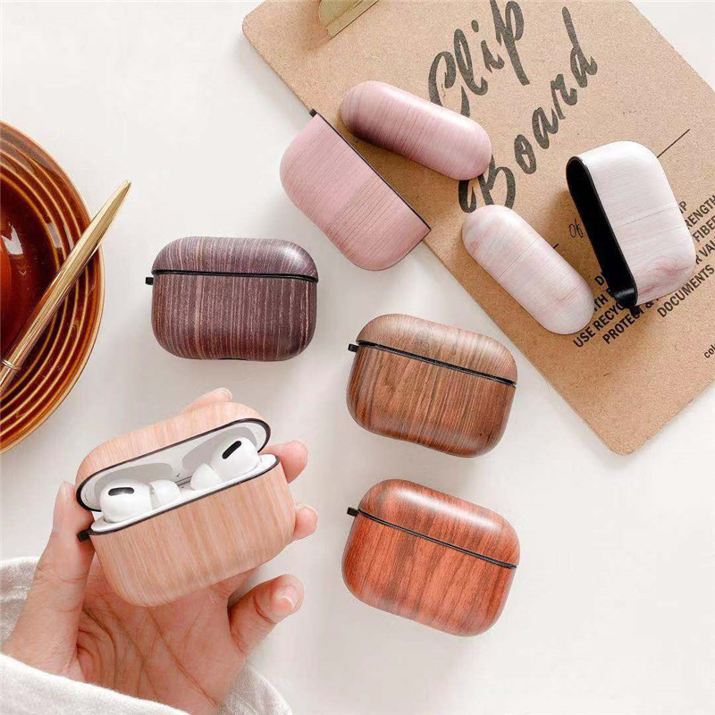 Creative Wood Grain AirPods Pro Bluetooth - modern furniture
