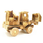 Wooden Excavator Model Toy Large Toy - handcrafted wood