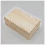Wooden clamshell gift box Wooden packing box Rectangular tool wooden box - furniture piece