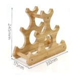 Bamboo wood wine rack - quality furniture