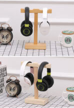 Wooden earphone holder - wooden craft