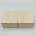 Wooden clamshell gift box Wooden packing box Rectangular tool wooden box - interior decor