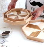 Wooden fruit cake tray - furniture piece