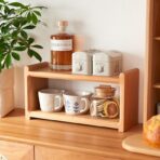 Solid Wood Holder For Home Kitchen Table Coffee Cups - home furniture