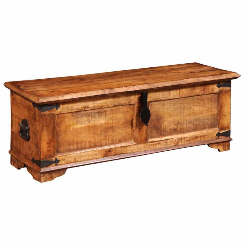 Chest Rough Mango Wood - wood furniture