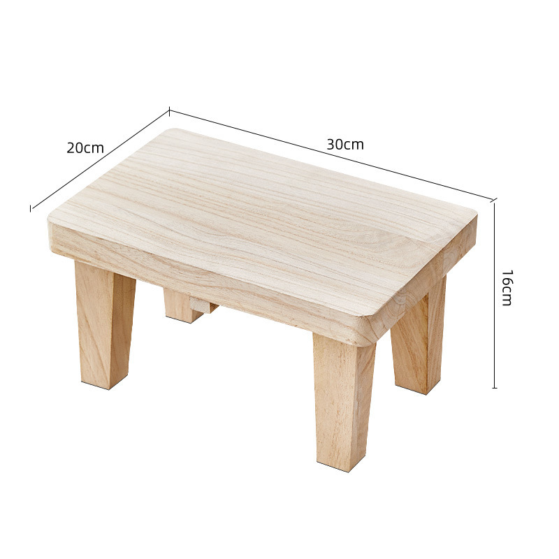 Simple Japanese-style Solid Wood Stool For Home Use - wood furniture