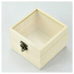 Wooden clamshell gift box Wooden packing box Rectangular tool wooden box - interior design