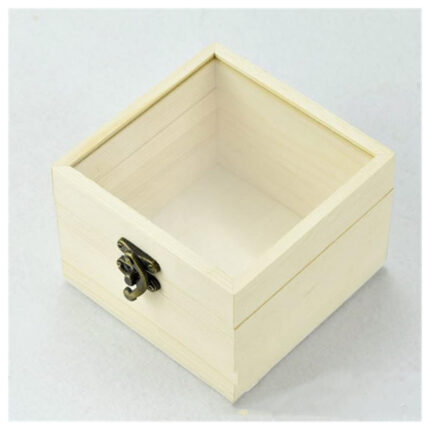 Wooden clamshell gift box Wooden packing box Rectangular tool wooden box - interior design