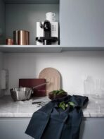 Geometric wooden tray - interior design