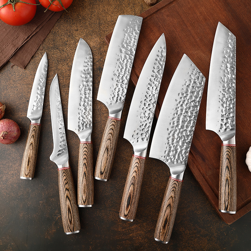 42faab25-d01b-4450-923c-85432f91b904.jpg Hand Forged Color Wood Handle Kitchen Knife - modern furniture