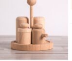 Wooden children's kitchen toys - wood furniture
