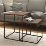 Coffee Table Set 2-piece. Wood material and Coffee Table Set 2-piece. - furniture design