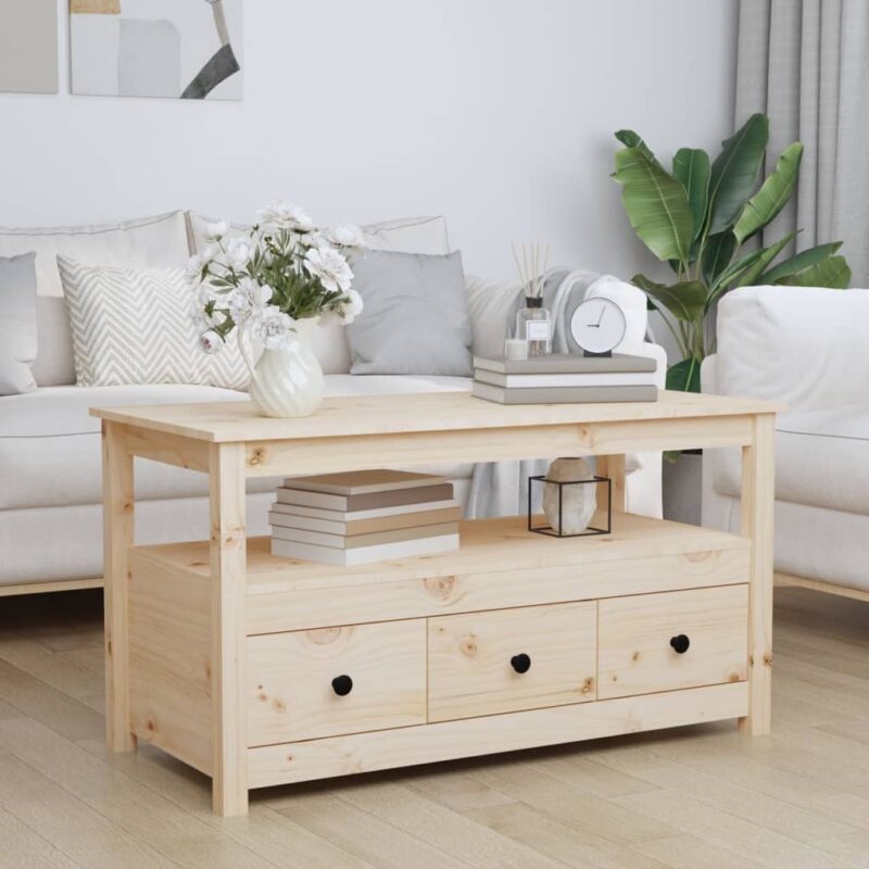 Coffee Table 102x Solid Pine Wood - furniture piece