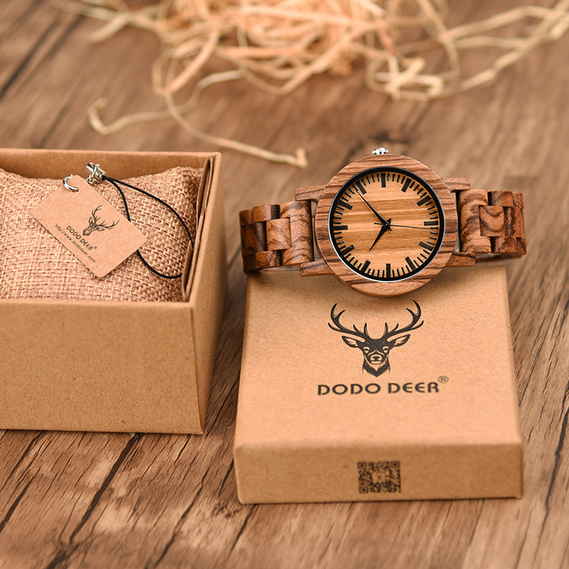 Precious wood watch - furniture design
