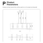 4-Light Kitchen Island Lights Pendant Light Farmhouse Dining Room Light Fixture, Rustic Wood And Black Metal Rectangular Chandelier, Hanging Lighting For Living Room,Conference Room, Home Office - wood furniture