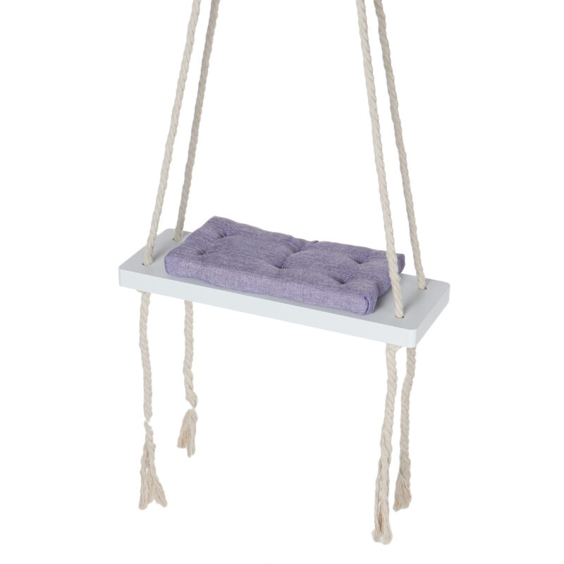 Tassel Swing Children's Room Living Room Hanging Chair Solid Wood Board Suspension - home accessories