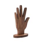 Wooden Jewelry Display Shelf Palm Model Jewelry Storage Wooden Rack - furniture design