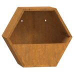 Wall Planter 2 pcs. Rusty Corten Steel 30x - furniture design