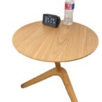 Nordic Living Room Balcony Multifunctional Solid Wood Small Round Table - home styling