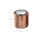 Hand Grinder Salt Pot Acacia Wood - furniture design