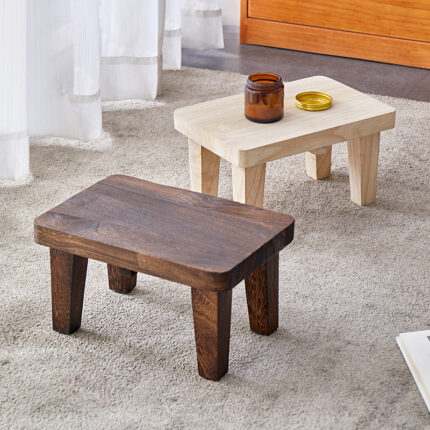 Simple Japanese-style Solid Wood Stool For Home Use - interior decor
