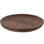 Japanese Wooden Fruit Bowl Round Wooden Plate Idea - wooden decor