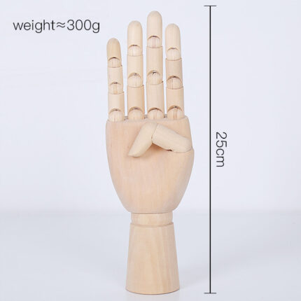 Grocery Home Decor Ornaments Lotus Wood Movable Wooden Knuckle Hand Model - home decor