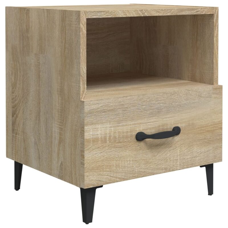 Nightstand Sonoma Oak Wood Material Nightstand Reclaimed Wood 40 - quality furniture