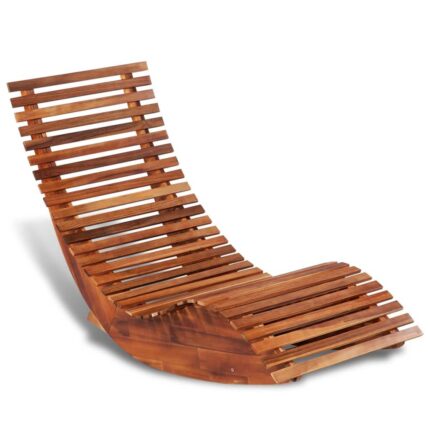 Rocking Lounger Acacia Wood - furniture design