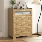 Wooden Bedroom With 4 Drawers And Dressing Table - wooden craft