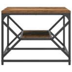 Coffee Table Reclaimed Wood 51 x Engineered Wood and - bedroom furniture