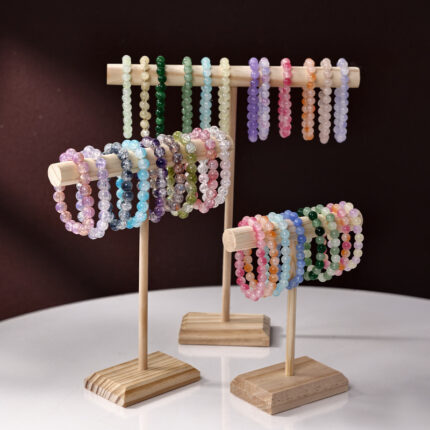 Earrings Hair Band Accessories Wooden Bracelet Display Stand - home styling