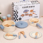 Wooden Children's House Simulation Kitchen Toy Set - handcrafted wood